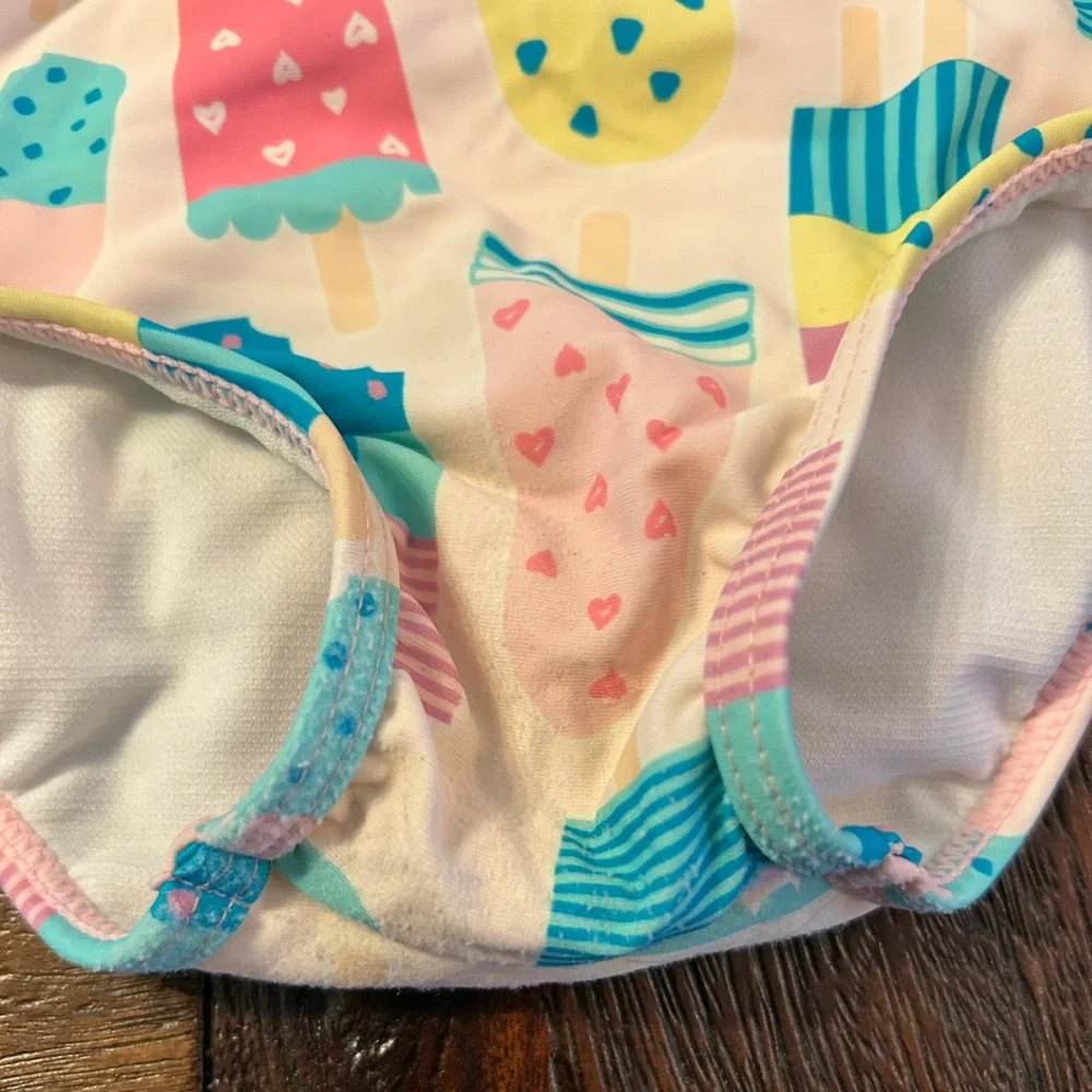 Kids' Ice Cream Social Two-Piece Swimsuit- 4T - Picture 8 of 9